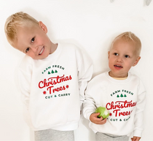 Load image into Gallery viewer, Christmas tree farm sweatshirt

