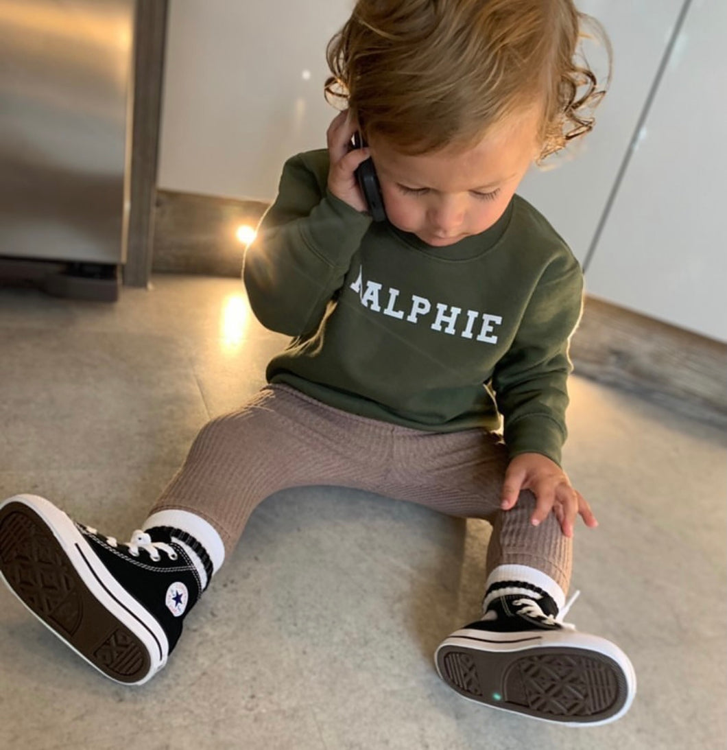 personalised name sweatshirt