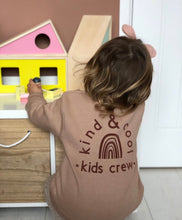 Load image into Gallery viewer, Kind and cool kids crew rainbow sweatshirt
