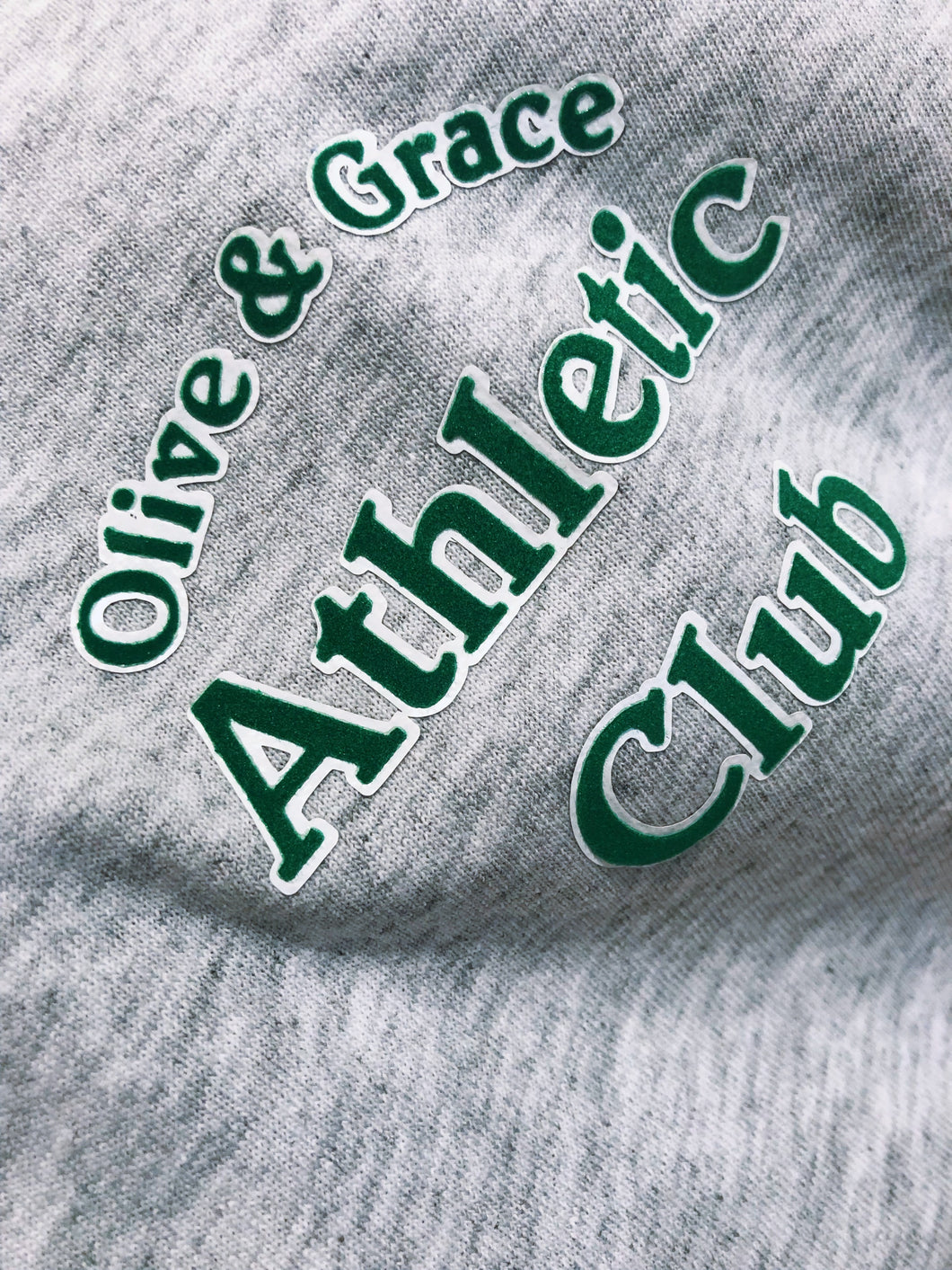 Olive and Grace Athletic club t-shirt