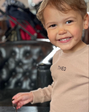 Load image into Gallery viewer, Personalised ribbed loungewear set.
