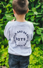 Load image into Gallery viewer, Boys bold and brave sweatshirt
