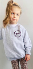 Load image into Gallery viewer, Girls smart and strong sweatshirt
