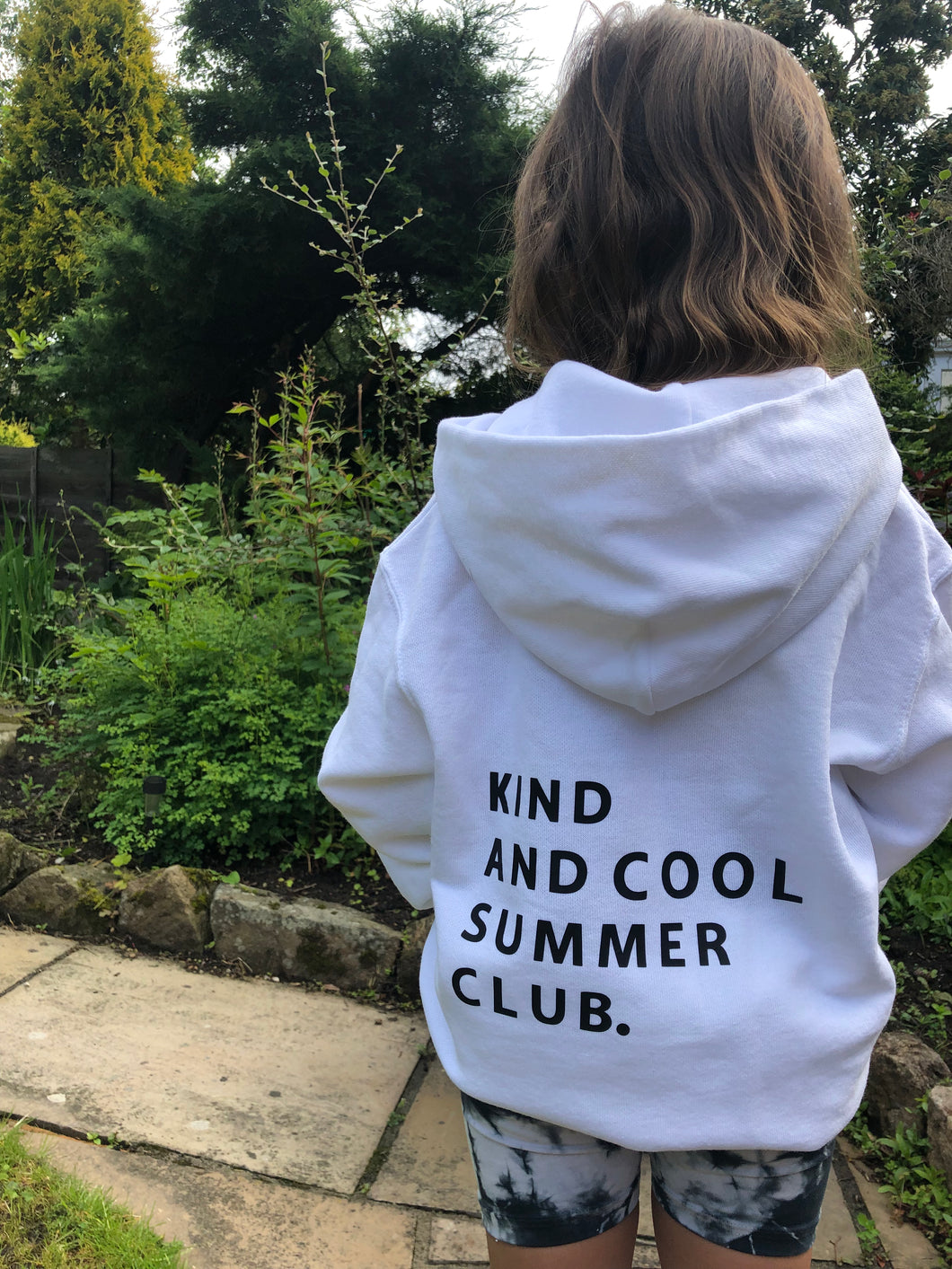 Kind and cool summer club hoodie