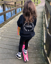 Load image into Gallery viewer, Girls smart and strong sweatshirt
