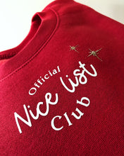 Load image into Gallery viewer, Nice List Club sweatshirt

