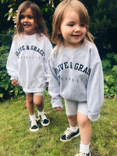 Load image into Gallery viewer, Kids Olive and Grace sweatshirt
