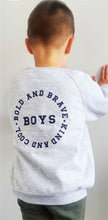 Load image into Gallery viewer, Boys bold and brave sweatshirt
